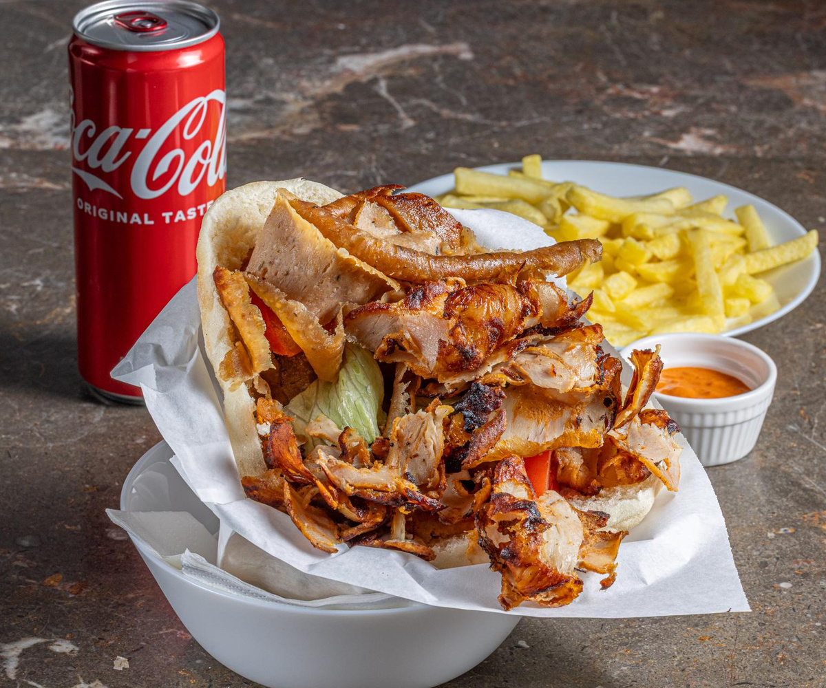 Kebab Chez Loan servi dans son pain